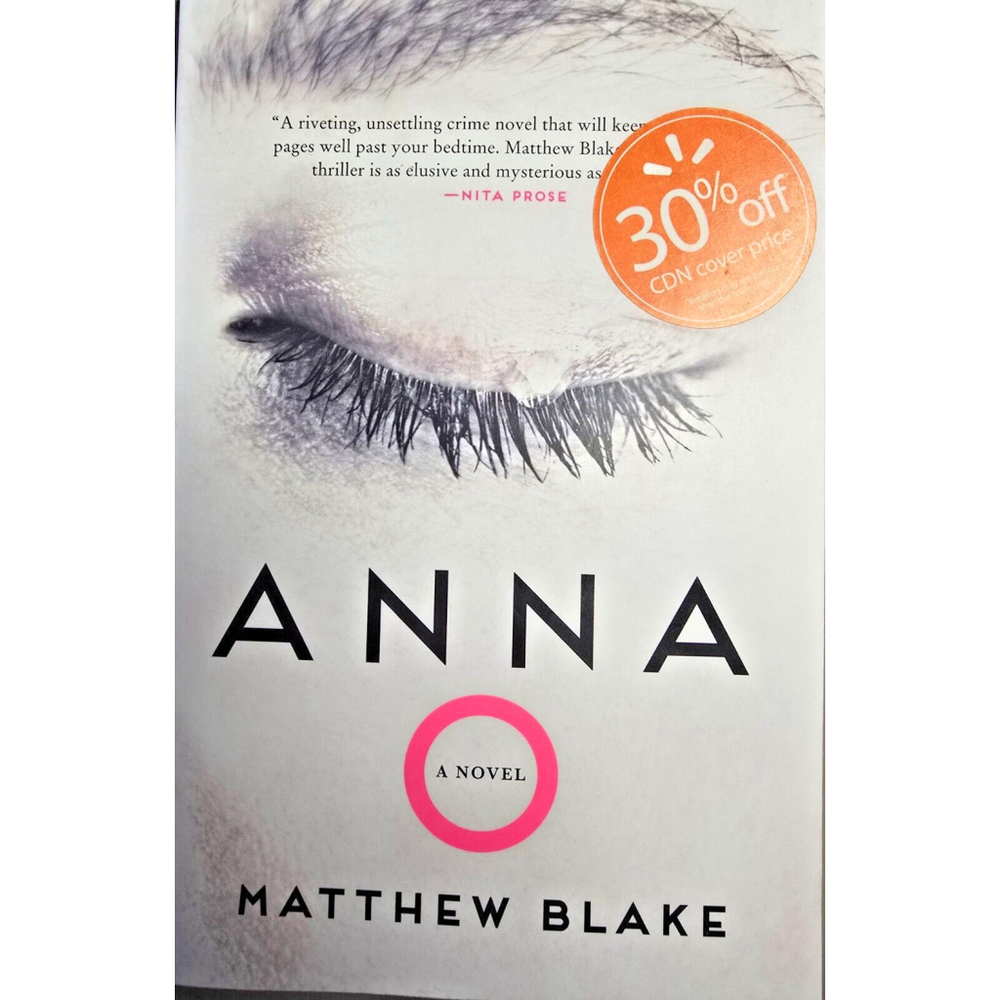Anna O A Novel - Matthew Blake - 2024, Softcover - New